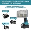 for Makita Light Cordless LED Work Light, WaxPar 40W 4200LM