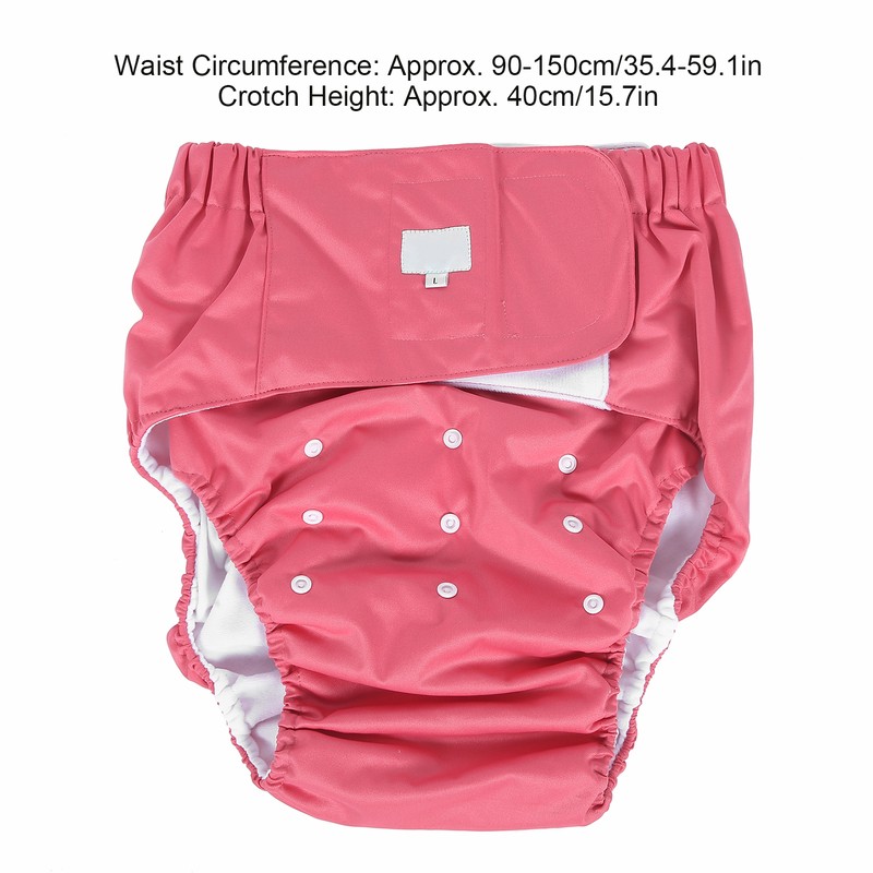 Adult Diaper Adjustable Washable Elderly Diaper Reusable Incontinence Nappy Pants705