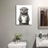 Divertida decoración de baño (enmarcada, 8 x 10 pulgadas), bonita