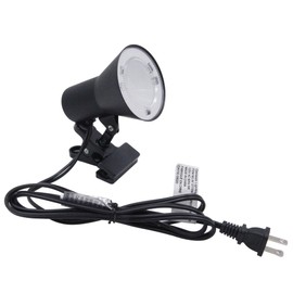 MingBright LED Clip-on Desk Lamp, 360° Adjustable Clamp Desk Light with Switch, 5W 280LM 4000K Cool White Small Table Light Plug-in for Home Office, Study, Dorm, ETL Listed