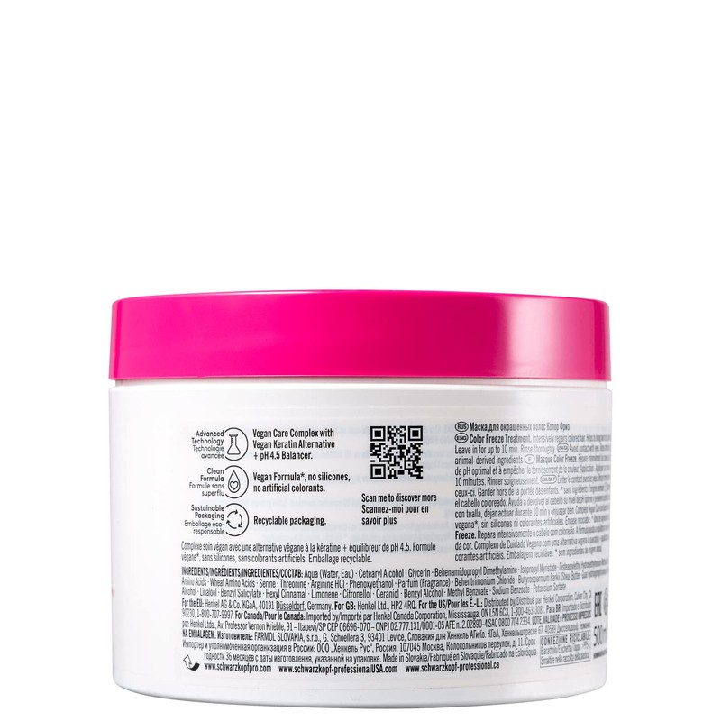 Schwarzkopf Professional BC Bonacure pH 4.5 Colour Freeze, 500 ml