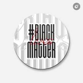 Unbranded Black Lives Matter | 4'' X 4'' Round Decorative Magnet