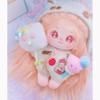 niannyyhouse 20cm Cotton Doll Plush Girl Orange Fried Hair No