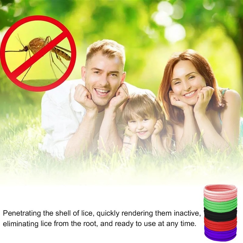 MOLZINY Pack of 40 Anti-Louse Hair Bobbles with Extra Fine