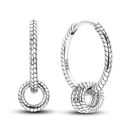 NARMO 925 Sterling Silver Dangle Drop Earrings Hoop Earrings for Women Sterling Silver Multipack Hypoallergenic Earrings