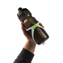 Birzman Bottle Cage White | Lightweight & Durable Bike Bottle Holder | Secure and Stylish | Ideal for Road & Mountain Bikes