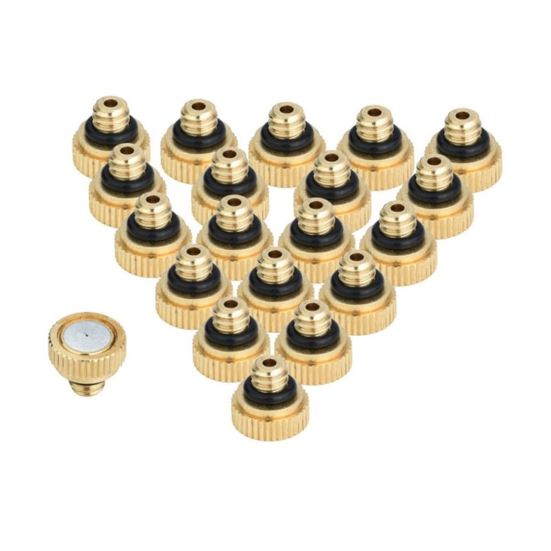 Brass Misting Nozzles for Outdoor Cooling System High Pressure Atomizing