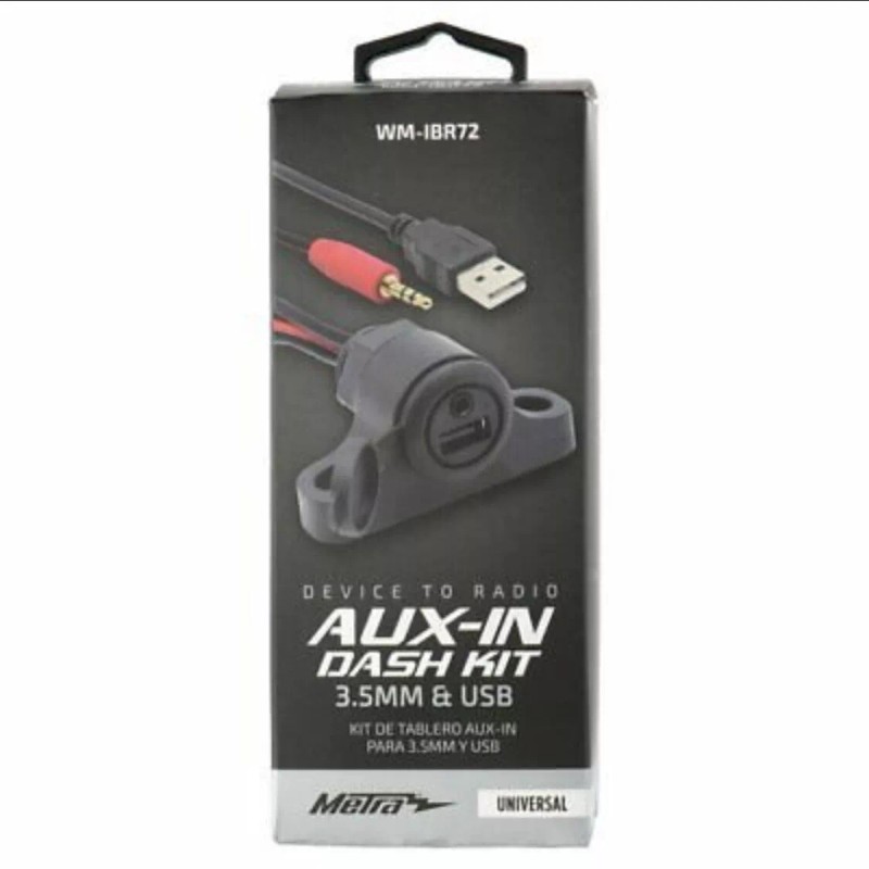 Metra Electronics WM-IBR72 3.5MM USB Adapter, Black