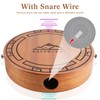 EASTROCK Portable Travel Cajon Wooden Hand Drum With Snare Wire,