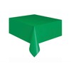 Unique Party 5091 - Emerald Green Plastic Tablecloth, 9ft x