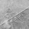 EMSea 20pcs Sink Stopper Triangle Buckle Drain Plug Chain Triangles