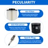 RARAYC ATV Spark Plug Air/Oil Filter Kit Compatible wiht Polaris