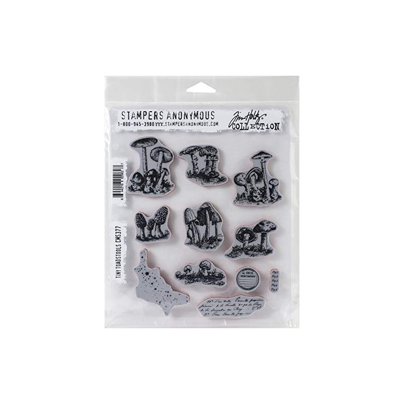 Tim Holtz - Stampers Anon Cling RBBR Stamp Set, Tiny