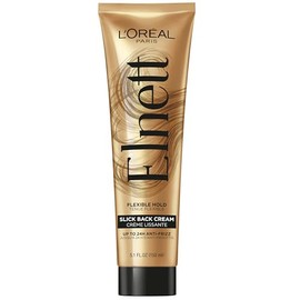 L'Oreal Paris Elnett Slick Back Crema de Peinado, Crema Capilar Anti-Encrespamiento para Agarre Flexible, Control de Encrespamiento, Brillo Pulido y A