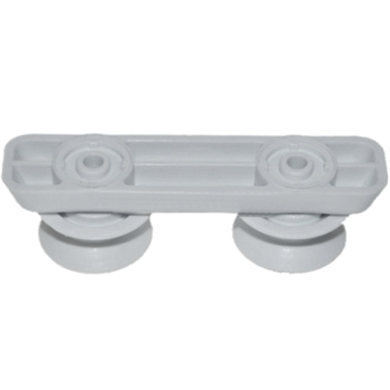 SPARES2GO Basket Drawer Runner Rail Support Wheels & Bracket for