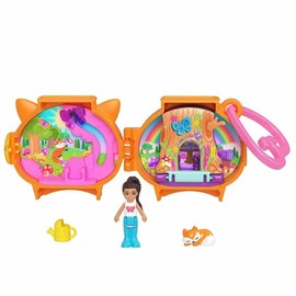 Polly Pocket Cuddly Toys Compact Play Set GYV99 Fox