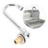 Foot Pedal Faucet Stainless Steel G1/2 Thread Wall Mounted Knee