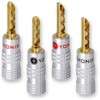 16 x Yonix High End Banana Plugs | Tube |
