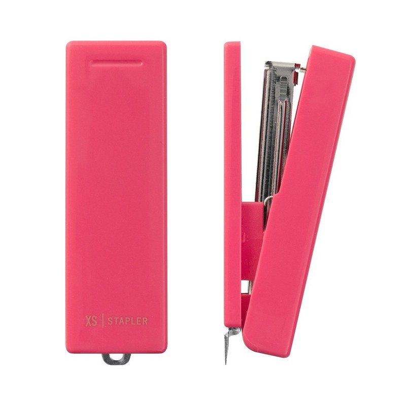 DESIGNPHIL 35272006 Midori Stapler, XS Compact Stapler, Pink