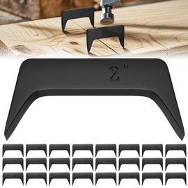 24Pcs Pinch Dogs Woodworking, 2" Pinch Dogs, Wood Pinch Clamps, Pinch Clamp Dog, Wood Working Pinch Clamps, Heavy solid steel Pinch Dogs 2 Inch Used for Assembly and Clamping, Tight Fitting Joinery