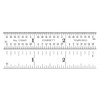 Starrett Spring Tempered Steel Rule with Satin Chrome Finish, Quick