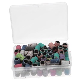 Outanaya Mixed Color Sanding Bands for Nail Drill Durable Nail Grinding Polishing Rings Portable Manicure Tool Easy to Use Sanding Bands