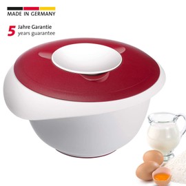Westmark Plastic Mixing Bowl with Splash Guard Lid and Pouring Spout