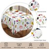 iEvery Floral Tablecloth Wipe Clean Rectangular, Polyester Wipeable Table Cloth