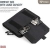 WYNEX Tactical Folding Admin Pouch, Molle Tool Bag of Laser-Cut
