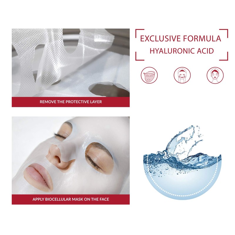 Dermastir Hyaluronic Post-OP, unsichtbare Gesichtsmaske