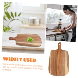 ABOOFAN Multipurpose Wooden Cutting Board Acacia Wood Chopping Board for Fruits Vegetables Meat Bread for Home Restaurant and Camping Use