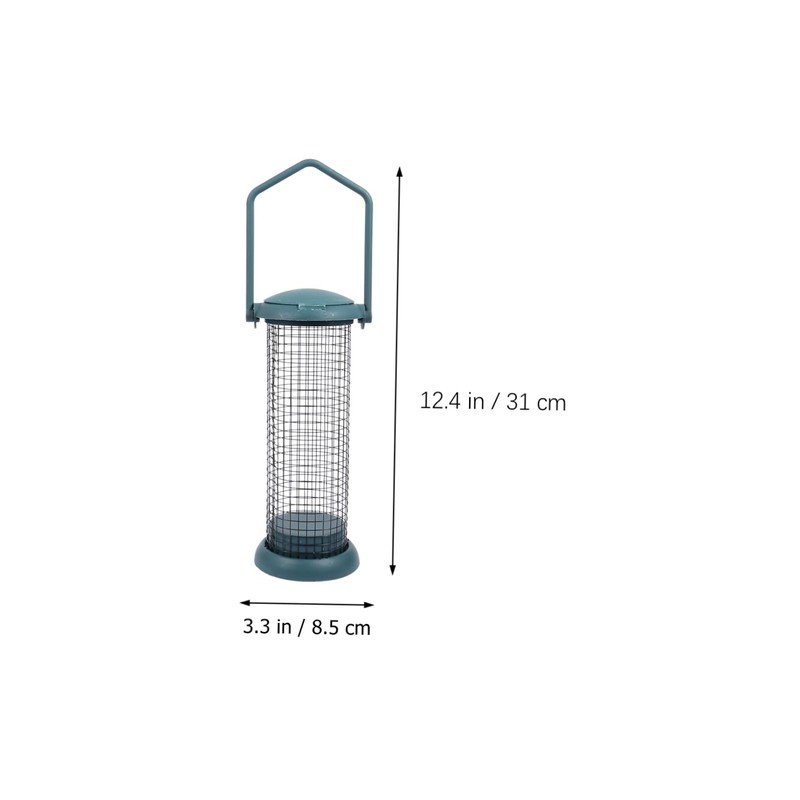 1pc Outdoor Bird Feeder Metal Bird Feeder Rainproof Bird Feeder
