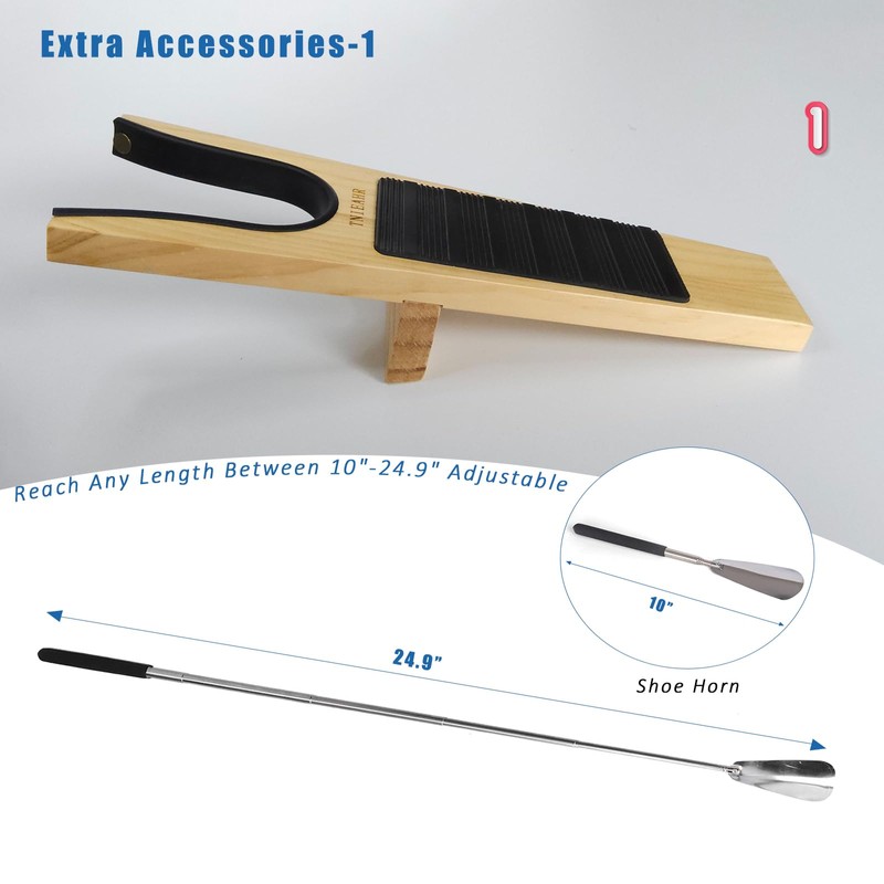TNIEAHR Boot Jack- Wide Opening Design for Effortless Boot Remover,