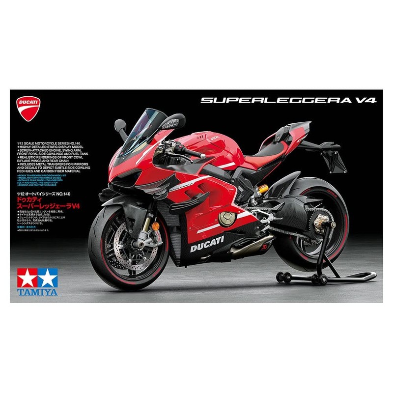 Tamiya 1/12 Motorcycle Series No. 140 Ducati Super Reggera V4