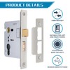 DIDA® Polished Chrome Euro Barrel Sashlock 75mm, Euro Sash Lock