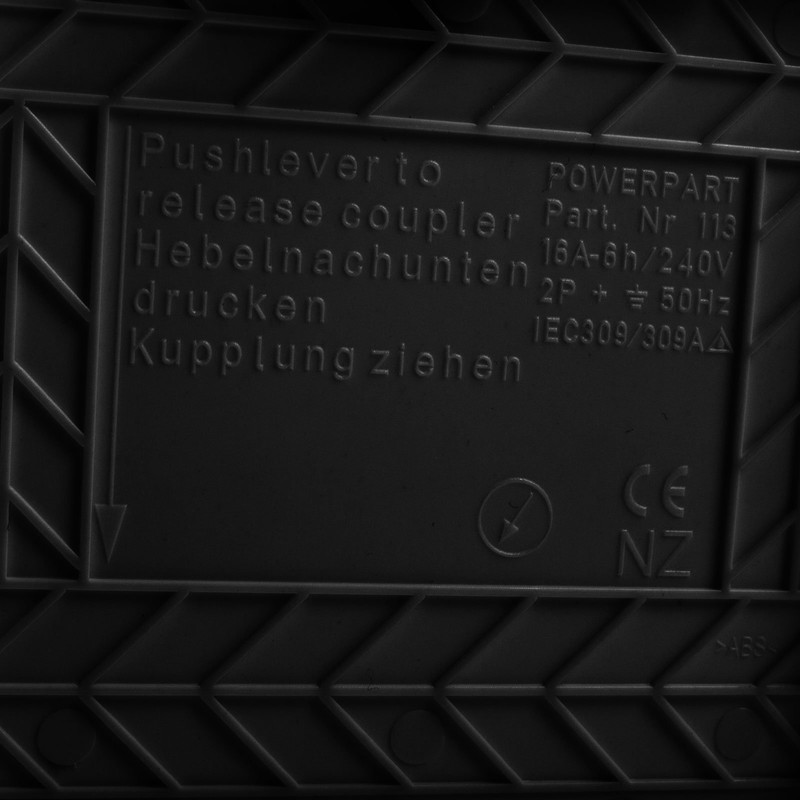 wamovo CEE Outdoor Socket Splash-Protected 200-240 V, 16 A, 3-Pin