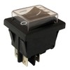 tibelec 551720 Black Rocker Switch for Outdoor Use