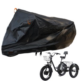 Bike Cover for 2 Bike,600D Waterproof Bicycle Covers,Outdoor Rain Dust Sun Proof Bike Cover for Mountain Road Exercise Electric Hybrid Cruiser Bike