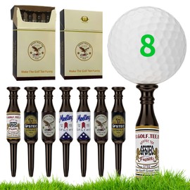 Funny Golf Tees | Golf Accessories for Men | Bachelor Party Novelty Golf Gifts for Men & Unique Golf Gifts for Golfers | Premium Golf Stuff & Golf Bag Accessories | Recyclable Beer Bottle Golf Tees