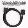 DTECH DB9 RS232 Serial Cable Null Modem Male to Female