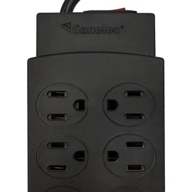 Multicontacto Negro 8 Entradas 270J Sanelec 1304 Proteccion Contra Sobrecargas