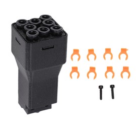 EMUKOEP 3D Printer Filament Hub Suitable for Kobra 3 S1C 3D Printer 8 in 1 Out Extruder Filament Hub