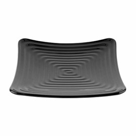 G.E.T. ML-61-BK Black 7.25" Square Plate, Large