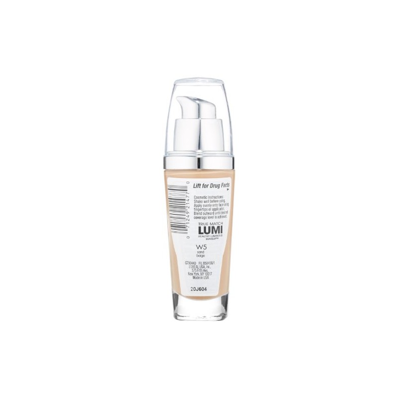 L'Oreal Paris True Match Lumi Healthy Luminous Makeup, W5 Sand