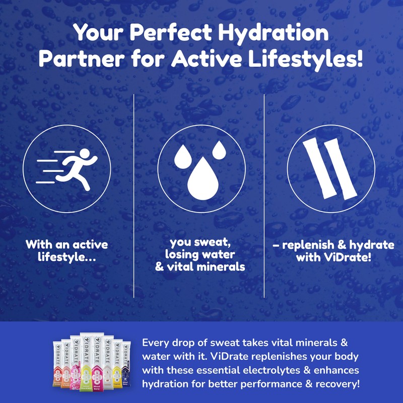 Electrolytes Powder - Hydration Sachets Packed with Vitamins - Zero