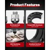 EVIL ENERGY 5x108 Wheel Spacers 1 inch Compatible for Ford