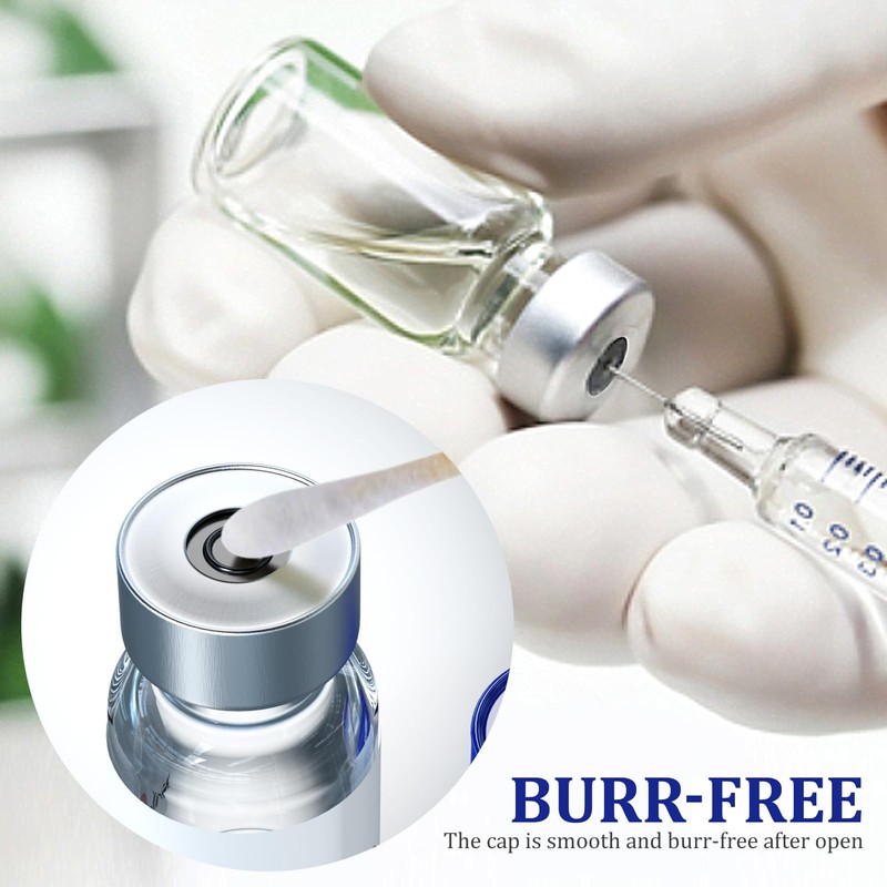 Sterile Empty Vials with Self Healing Injection Port,with Aluminum Cap,Sterile