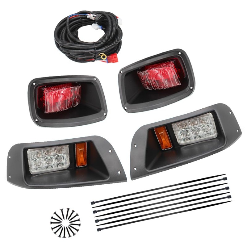 COOL STAR LED Headlight Tail Light Kit Compatible with EZGO