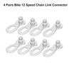Bicycle Chain Link 12 Compartments, Steel Bicycle Chain Clasp Links,