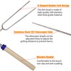 12 Pack U-Shape Marshmallow Toasting Kit, Extendable Stainless Steel Roasting